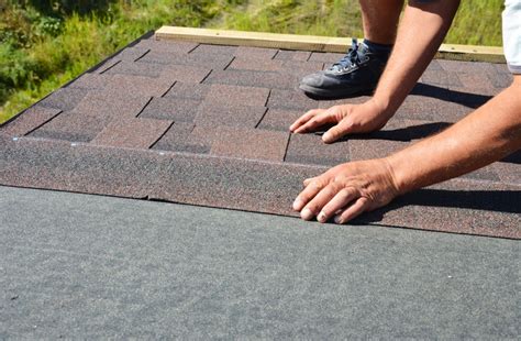 Cover a roof with roofing felt and shingles